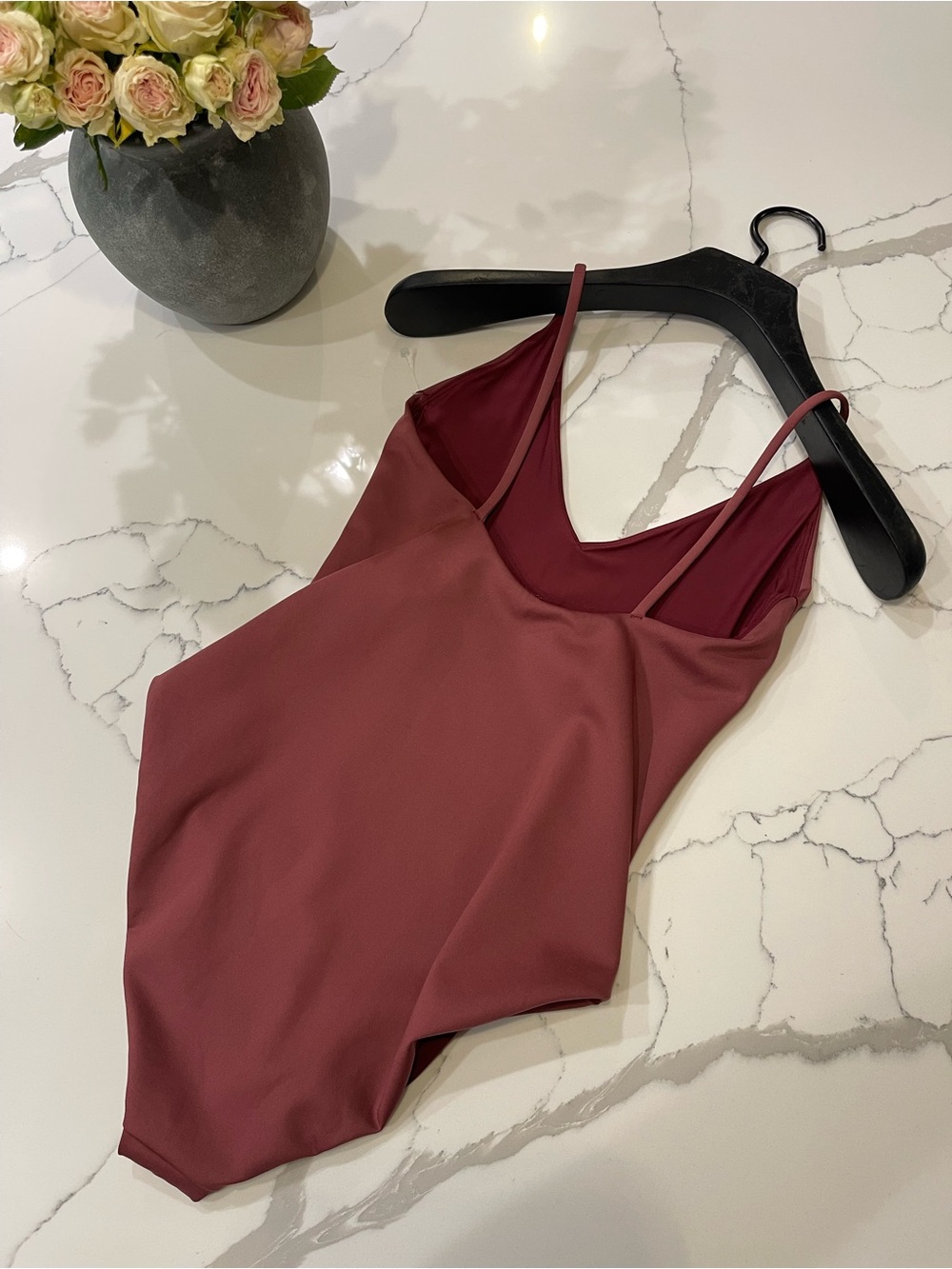 NEW Left on Friday Sunday One Piece Swimsuit In Desert Plum Size M - Picture 7 of 11